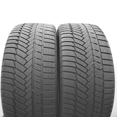 245 45 18 2x CONTINENTAL 245/45 R18 100V RunFlat BMW Winterreifen 2020 6,2-6,5mm - Bild 1 von 4