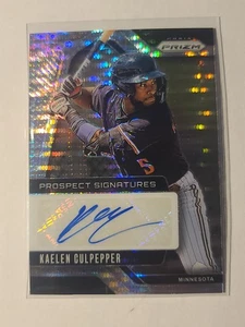 2025 Prizm Prospect Signatures Kaelen Culpepper #PS-KE Autograph Pulsar 184/199 - Picture 1 of 2