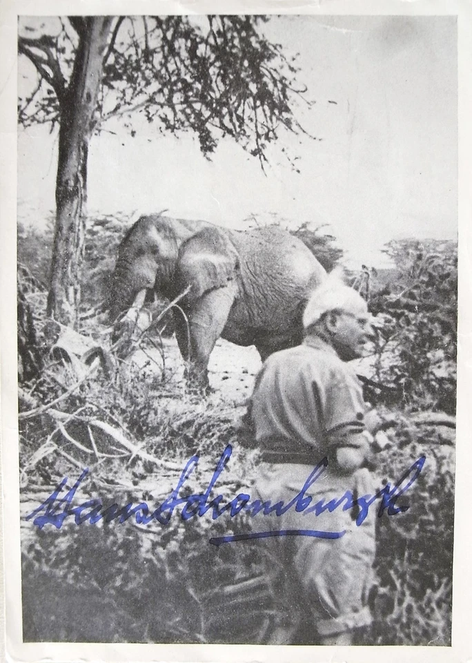 Autogramm Hans Schomburgk 1957 - Bild 1 von 1