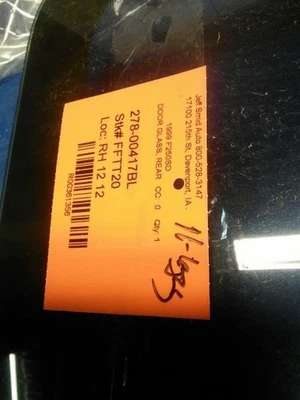 Puerta trasera del conductor vidrio súper cabina móvil para camioneta Ford F250SD 99-16 361356 Foto 1 de 4