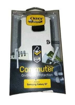 Funda OtterBox Samsung Galaxy S7 Commuter Series Blanca con Gris Foto 1 de 2