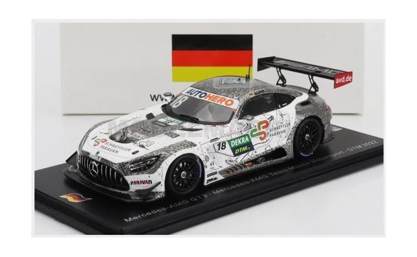 SPARK-MODEL SG877 MERCEDES BENZ - AMG GT3 EVO TEAM MUCKE MOTORSPORT N 18 DTM SEA - Immagine 1 di 2