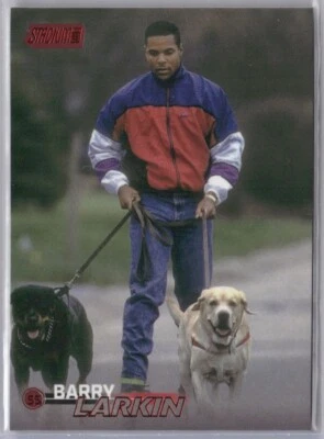 Barry Larkin HOF 2023 Topps Stadium Club Red Foil #219 Cincinnati Reds - Image 1 of 2