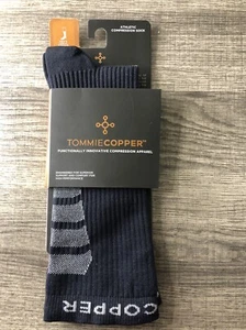 Tommie Copper Athletic Compression Sock Crew Shoe Size 6-8.5 - Picture 1 of 6