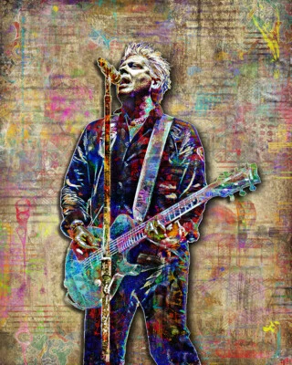 DEXTER HOLLAND of The OFFSPRING Tribute 8x10inch Poster Offspring Free Shipping - Image 1 of 4