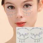 3D Eye Drill Face Colorful Sticker Eyeliner Festive Party Rhinestone Patch