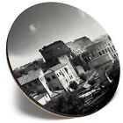 Round Single Coaster  - BW - Awesome Roman Colosseum Italy Rome  #41596