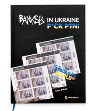 RARE NEW Art book Banksy in Ukraine PTN FCK Judo Boy stamp Ukrposhta 2024 ENG
