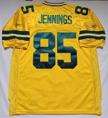 Camiseta deportiva alternativa Reebok Green Bay Packers Greg Jennings Super Bowl XLV talla 54 Foto 1 de 4