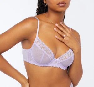 New Savage X Fenty Adam Selman Lacy Not Racy Unlined Bra - Picture 1 of 9