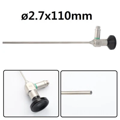 Autoclavable Sinuscope Arthroscope 2.7mm x 110mm 0° ENT Nasal otoscope endoscope - Image 1 of 4