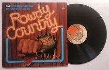 VA Rowdy Country 1983 LP K Tel Hank Williams Waylon Jennings Willie Nelson Reed