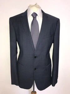 HUGO BOSS - Mens Tailored Fit BLUE WOOL SUIT - 42 Reg - W36 L33 - WORN ONCE - Picture 1 of 12