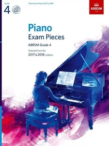 Grade 4  PIANO EXAM PIECES 2017 - 18  ABRSM Music Book with CD - Picture 1 of 1