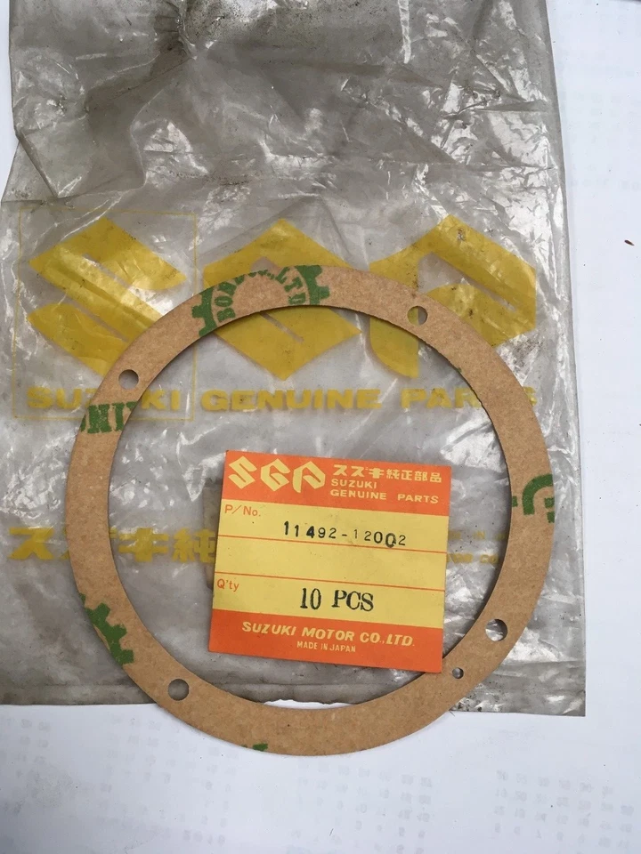 Junta de tampa de pontos Suzuki A100 genuína NOS 11492-12002 - Imagem 1 de 1