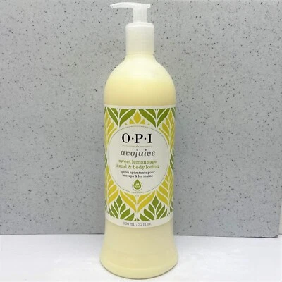 OPI avojuice - Salvia limón dulce - Loción para manos/cuerpo - 32 fl oz. / 960 ml Foto 1 de 2
