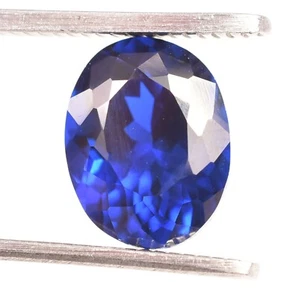 AAA Natural Flawless Ceylon Blue Sapphire Unheated Loose Gemstone 8.00 Ct - Picture 1 of 3