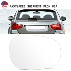 Passenger Side Mirror Glass Heated For BMW E81 E90 E91 E92 325i 328i 335i 09-12 - Picture 1 of 7