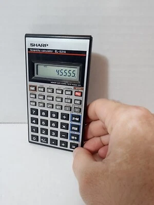 Sharp EL-531A Scientific Solar Calculator--FREE SHIPPING!!! - Image 1 of 4
