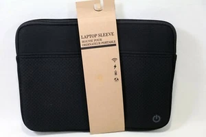 classic sleeve For 14" Laptop Protective Laptop Sleeve Case says 13 to 15" black - Picture 1 of 3