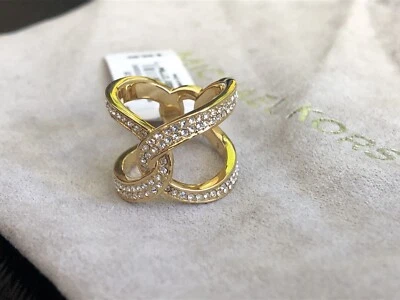 New Michael Kors Size 6 Gold Tone Ring - Image 1 of 4