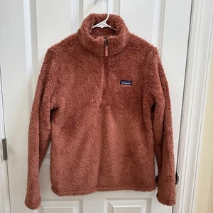 Patagonia Pullover Damen Los Gatos 1/4 Zip Fleecejacke Wandern Lachs - Medium - Bild 1 von 6