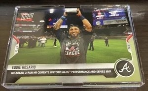 2021 Topps Now Eddie Rosario #1008 3-RUN HR NLCS SERIES MVP Atlanta Braves MINT - Picture 1 of 2