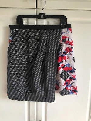 New Peter Pilotto Skirt size 8 A-Line  Women Floral Striped Pockets - Image 1 of 4