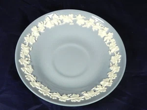 Wedgwood Queensware Cream on Lavender Blue Saucer 5 3/8" Wide Smooth Edge - Picture 1 of 6