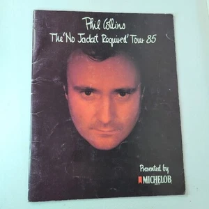 Phil Collins senza giacca richiesta tour 1985 programma 12" - Foto 1 di 7
