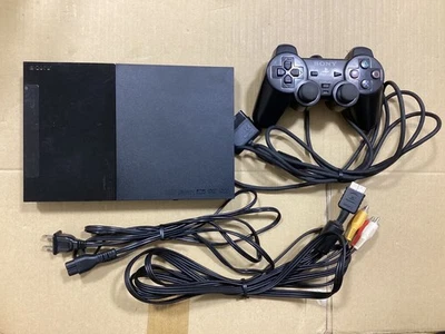 SONY PlayStation2 SCPH-90000 Charcoal Black Japan ver. working - Image 1 of 4