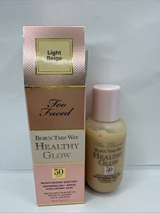 Too Faced Born This Way LIGHT BEIGE Healthy Glow SPF30 Moisturizing Skin Tint - Picture 1 of 5