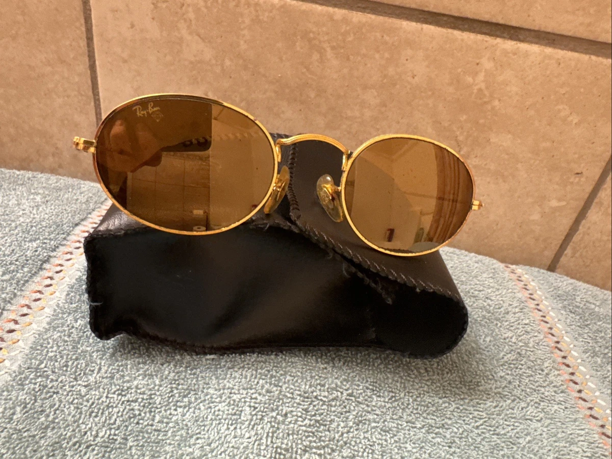 Ray-Ban Metal Frame Oval Vintage Sunglasses for sale | eBay