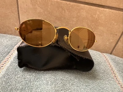 Очки солнцезащитные Ray-Ban США винтажные B&L Diamond серия Hard Survivor овальные W1909 - Изображение 1 из 4