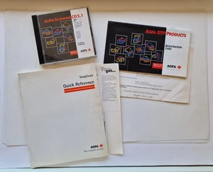 AGFA SnapScan manuali driver CD software scanner - Zdjęcie 1 z 5