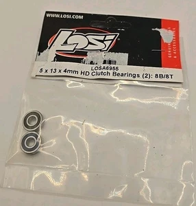 Team Losi 5x13x4mm HD Clutch Bearings 8B 8T 4wd Nitro Trugg Buggy LOSA6955 - Picture 1 of 1