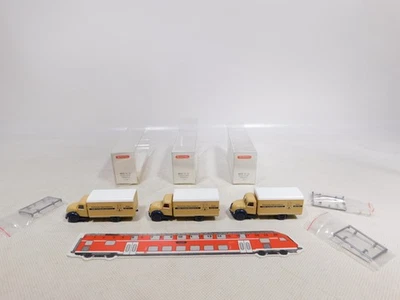 Wiking 1:87 H0 3x 0855 39 34 Camion Magirus Papierindustrie Mint # EG839-0,5 - Immagine 1 di 4