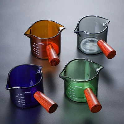  Kaffee Milchkännchen Milchbehälter Glasmilchkrug Klarer Glastopf - Bild 1 von 4