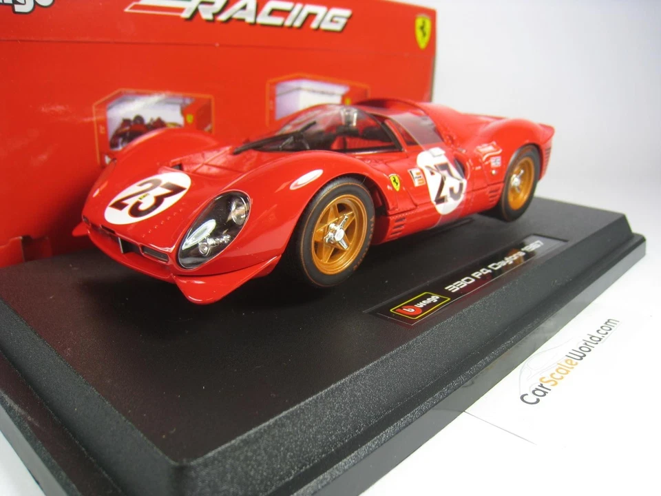 FERRARI 330 P4 #23 24H DAYTONA 1967 1/24 BBURAGO Novedad - Imagen 1 de 4
