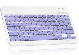Ultra-Slim Bluetooth Rechargeable Keyboard for LG G Pad 5 10.1/G Pad IV 8.0... - Picture 1 of 5