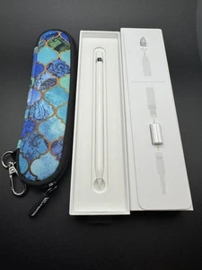 Apple Pencil Series 1st Generation A1603 w/ Box - MK0C2AM/A Fintie Case - Afbeelding 1 van 2