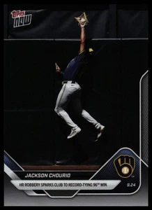 2025 Topps Now #759 Jackson Chourio Milwaukee Brewers - Bild 1 von 2
