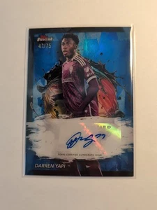 2024 Topps Finest MLS Darren Yapi Auto Blue Refractor /75 Colorado Rapids - Picture 1 of 2
