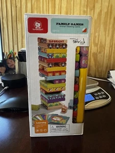 ⭐️Top Bright Family Game Blocks Animal Stacking Game 52 Pcs Similar To Jenga - Picture 1 of 3
