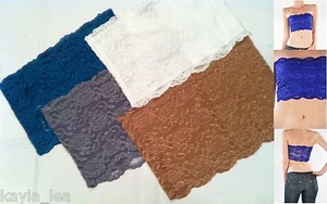 Top tubo encaje 2 tonos con frente forrado S/M/L *Elige uno - 4 colores* - Imagen 1 de 3