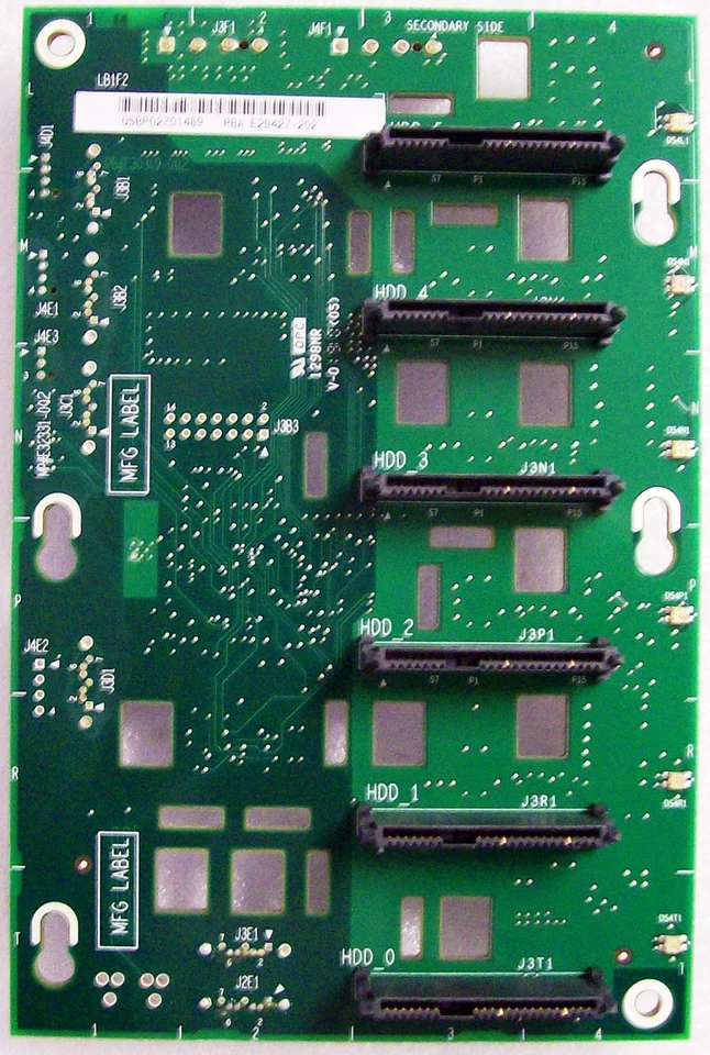 Intel FXX6DRV3GRBRD Spare 6-Drive Backplane Without Expander New Bulk Packaged - Image 1 of 1