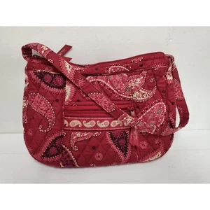 Vera Bradley Schultertasche Mesa Rot Paisley - Bild 1 von 3