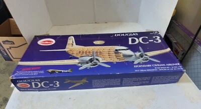 GUILLOW'S DOUGLAS DC-3 SCALE MODEL LEGENDARY CIVILIAN AIRLINER New Open Box - Image 1 of 4
