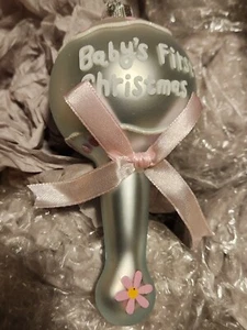6 PK. 4" December Diamonds Baby First Christmas Ornament Christmas Decor - Picture 1 of 2