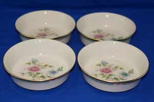 Lenox Morning Blossom (4) Fruit, Berry or Dessert Bowls, 5 1/4" x 1 5/8" - Picture 1 of 7
